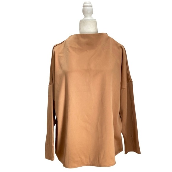 NWT Aware Vera Moda Mock Neck Tunic Top - Picture 1 of 8